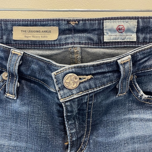 AG Adriano Goldschmied low rise jeans, size 25. - Picture 3 of 4